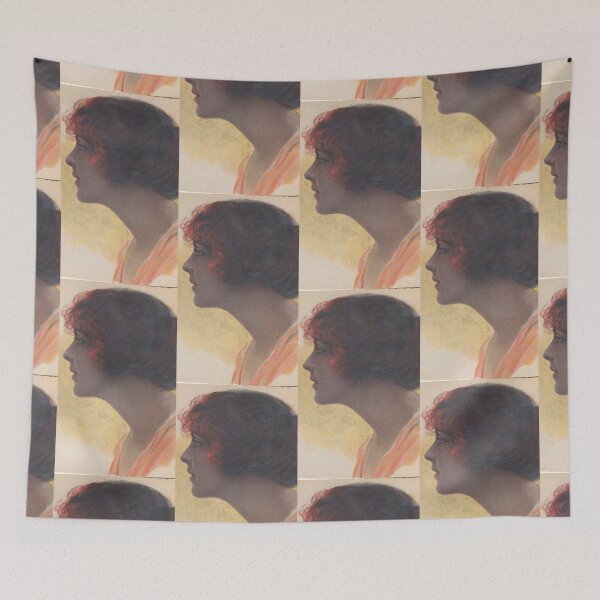 Item preview, Vintage portrait of a lady designed and sold by Vintage Designs +.