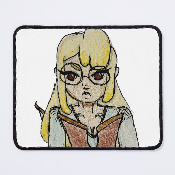 Item preview, Blonde archer art pin designed and sold by Chars-Scribbles.