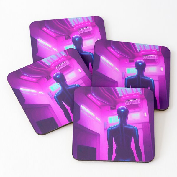Item preview, 3D alien art. Coloful synthwave style neon designed and sold by Neo-Expression.