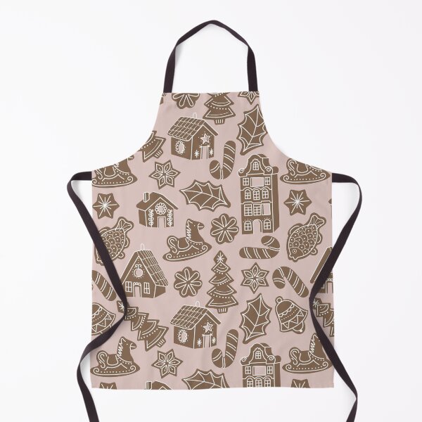 Ginger Cookies Mix (Light Pink Background) Apron
