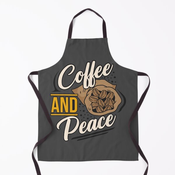 Item preview, Coffee and Peace Typography Quotes designed and sold by halleinstyle.