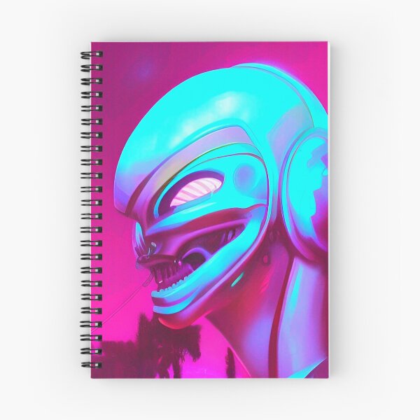 Item preview, 3D alien art. Coloful synthwave style neon designed and sold by Neo-Expression.