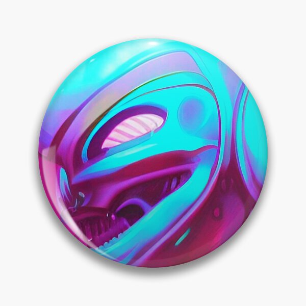 Item preview, 3D alien art. Coloful synthwave style neon designed and sold by Neo-Expression.