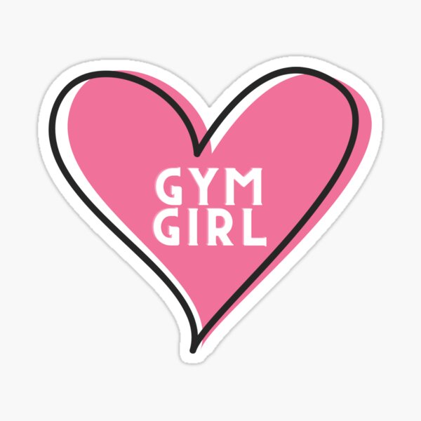 Item preview, HEARTS - GYM GIRL designed and sold by SageYogaRetreat.