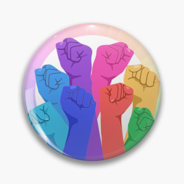 Artikelvorschau, Regenbogenfäuste der Solidarität entworfen und verkauft von everything4eva.