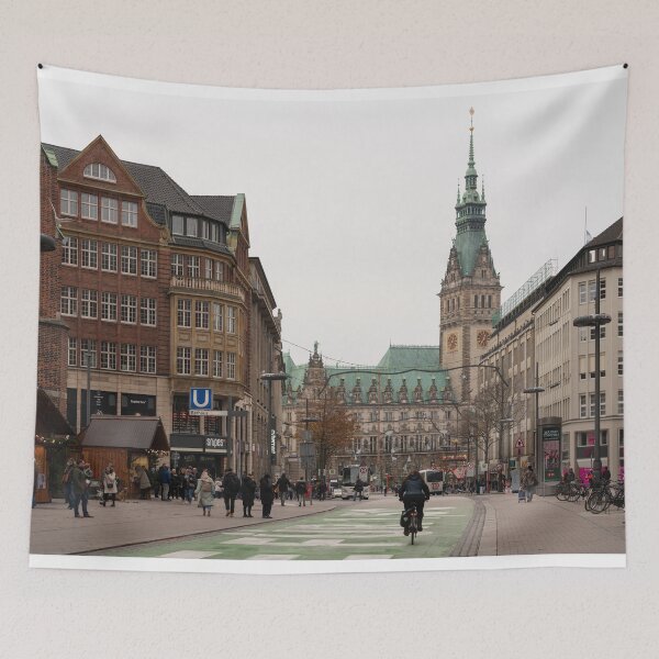 Item preview, Hamburg Rathaus Cityscape designed and sold by hawkie.