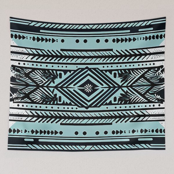 Item preview, "Genesis" - Boho Retro Modern Abstract Pattern designed and sold by HiArtify ❤️.