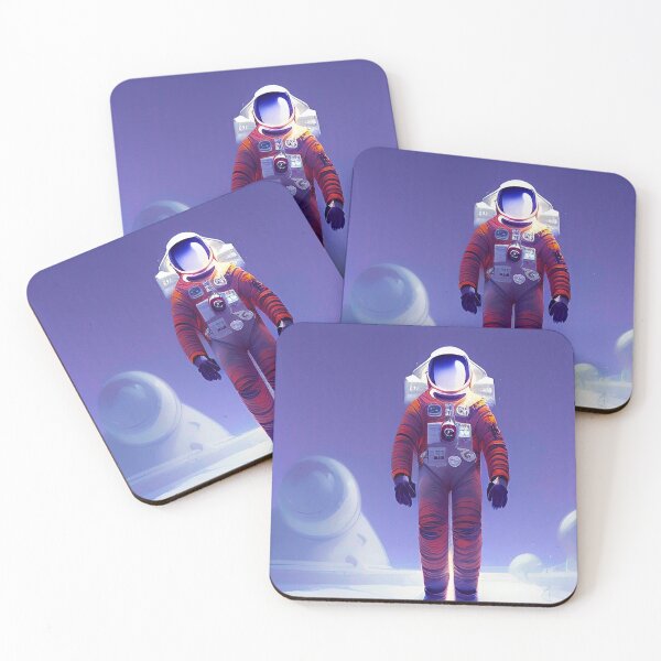 Item preview, Astronaut in space winter landscape designed and sold by Neo-Expression.