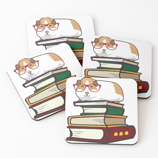 Item preview, funny Guinea Pigs with books designed and sold by Trendworld ⭐⭐⭐⭐⭐.