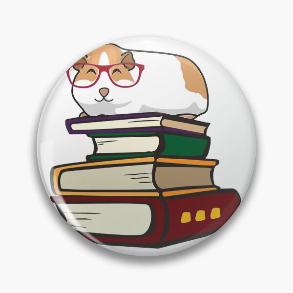 Item preview, funny Guinea Pigs with books designed and sold by Trendworld ⭐⭐⭐⭐⭐.