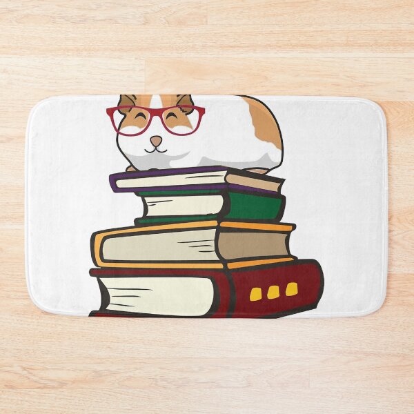Item preview, funny Guinea Pigs with books designed and sold by Trendworld ⭐⭐⭐⭐⭐.