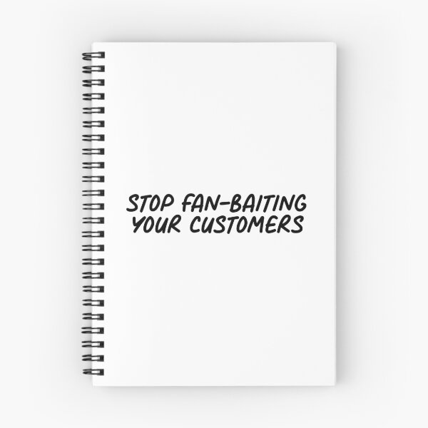 Item preview, Stop Fan Baiting your Customers | Anti Woke Media designed and sold by ProdbyNiECO.