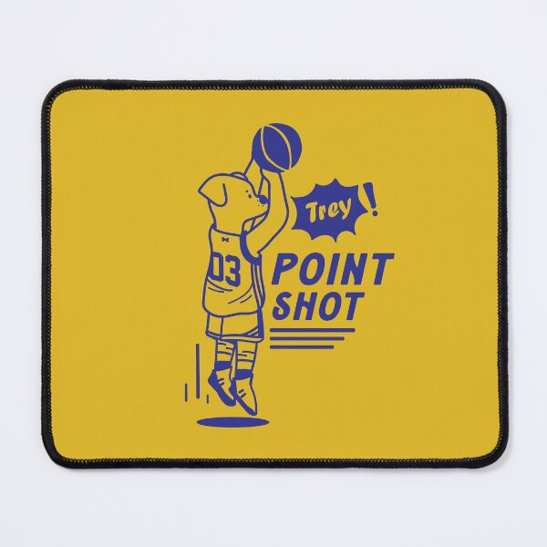 Item preview, Basket Dog - Trey (3 Point Shot) designed and sold by cheerio_ day.