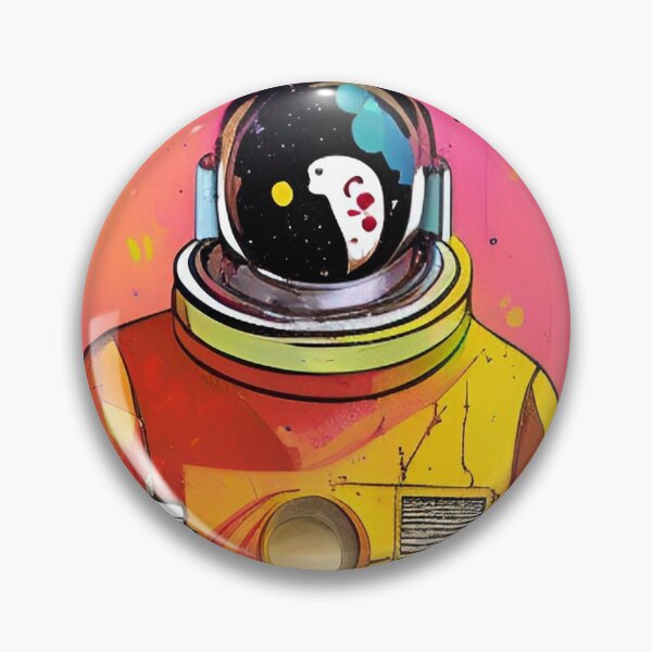 Item preview, Astronaut retro futurism pop art designed and sold by Neo-Expression.