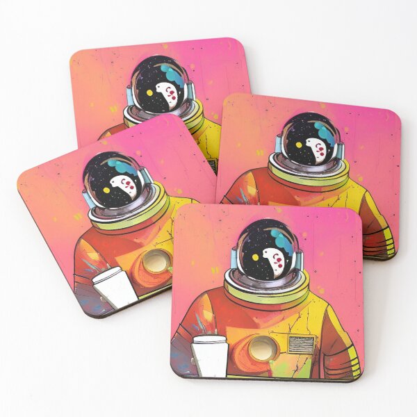 Item preview, Astronaut retro futurism pop art designed and sold by Neo-Expression.
