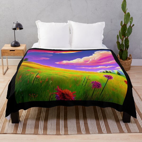 Item preview, Field of Flowers 11 - Throw Pillows and Prints.  designed and sold by ScatterHub.