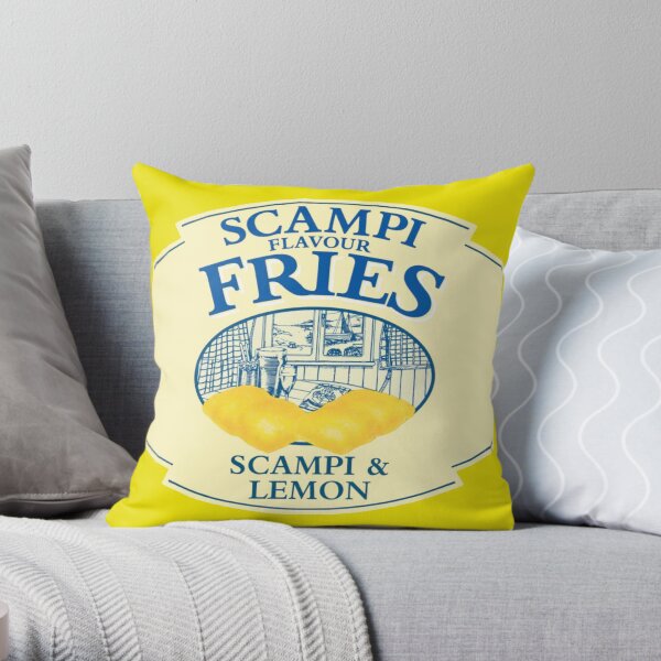 Scampi Fries Throw Pillow