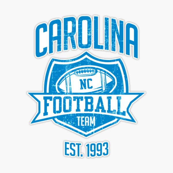 Carolina Panthers Football Team Retro Logo Recycled North