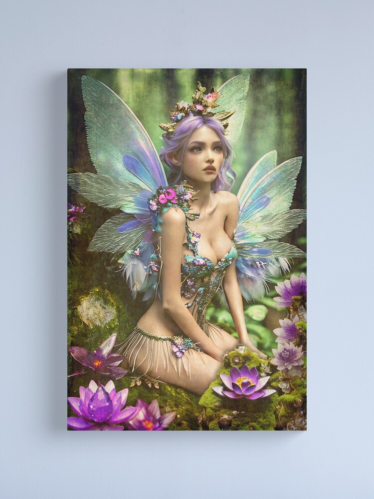 Pretty Forest Fairy Canvas Print for Sale by Tau Tia L Douglass