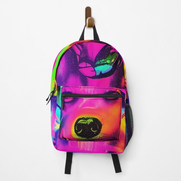 Item preview, Trippy psychedelic colorful dog pop art designed and sold by Neo-Expression.