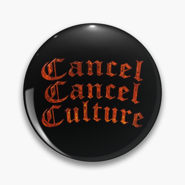 Item preview, Cancel Cancel Culture | 3D Text | Anti Woke Media designed and sold by ProdbyNiECO.
