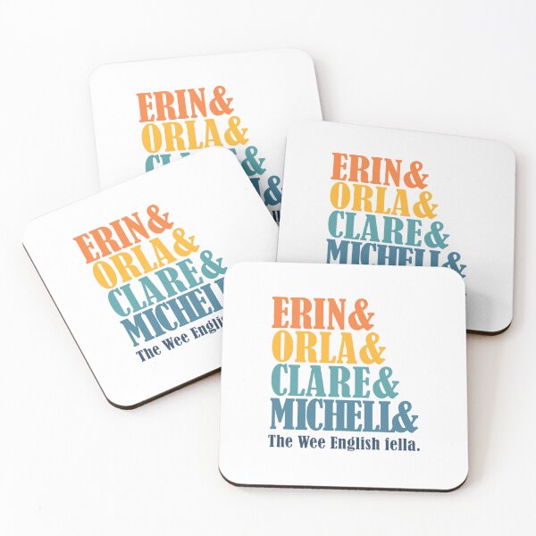 Item preview, Character Names Erin and Orla and Clare and Michelle and The Wee English Fella. designed and sold by Dolphin Graphic.