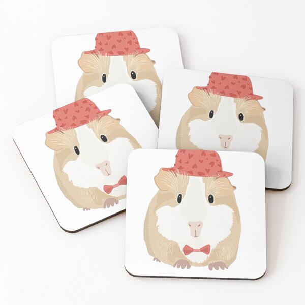 Item preview, funny Guinea Pig with hearts designed and sold by Trendworld ⭐⭐⭐⭐⭐.