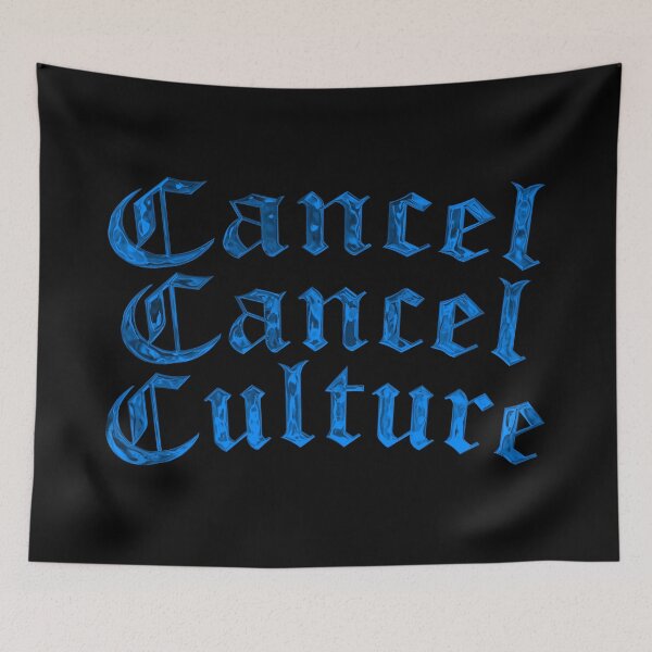 Item preview, Cancel Cancel Culture | 3D Text | Anti Woke Media designed and sold by ProdbyNiECO.