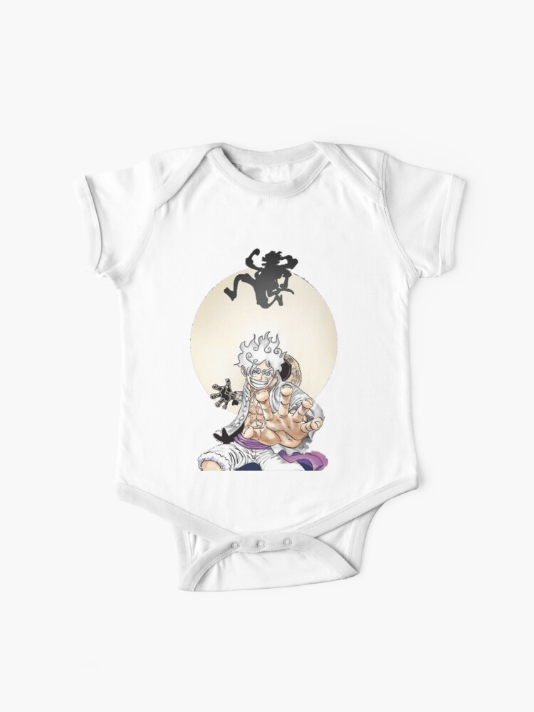 Luffy Gear 5 Short Sleeve Baby One-Piece for Sale