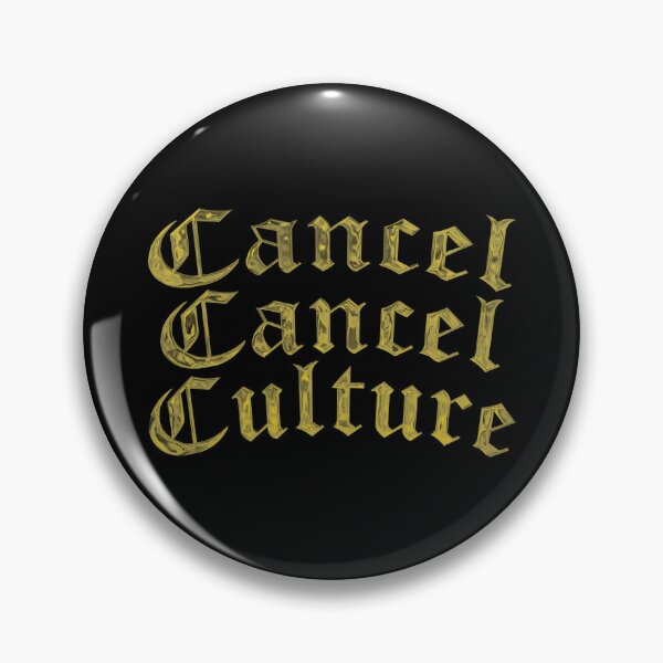Item preview, Cancel Cancel Culture | 3D Text | Anti Woke Media designed and sold by ProdbyNiECO.