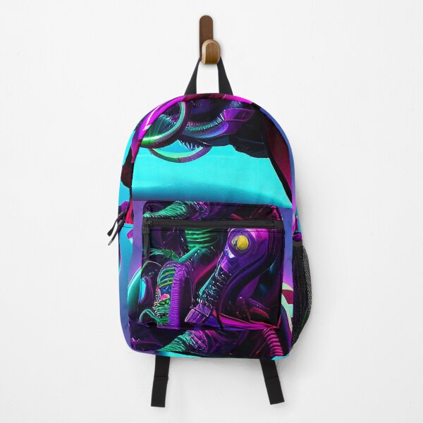 Item preview, synthwave retro futurism motorcycle designed and sold by Neo-Expression.