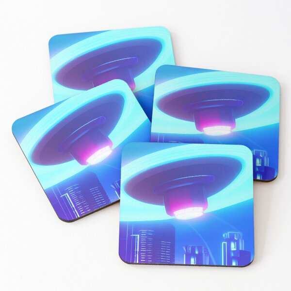 Item preview, Cool ufo art colorful vibrant alien art designed and sold by Neo-Expression.