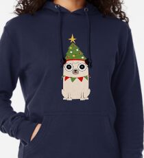 It's Christmas for Pug's sake Lightweight Hoodie