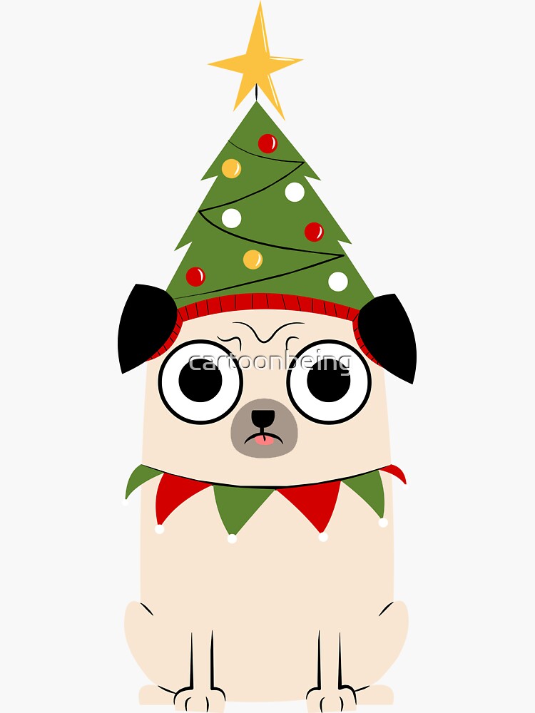 It's Christmas for Pug's sake by cartoonbeing