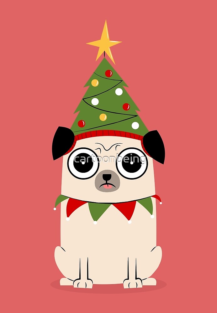 It's Christmas for Pug's sake by cartoonbeing