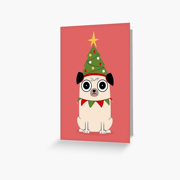 It's Christmas for Pug's sake Greeting Card