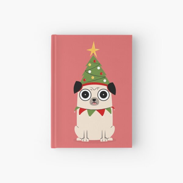 It's Christmas for Pug's sake Hardcover Journal