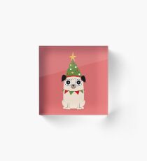 It's Christmas for Pug's sake Acrylic Block