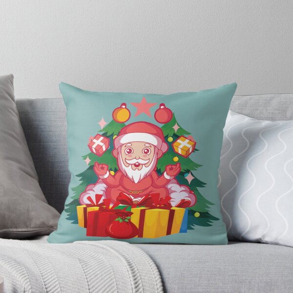 Item preview, Santa In Yoga Mode Vector T-shirt Design designed and sold by Cre8iveSkill.
