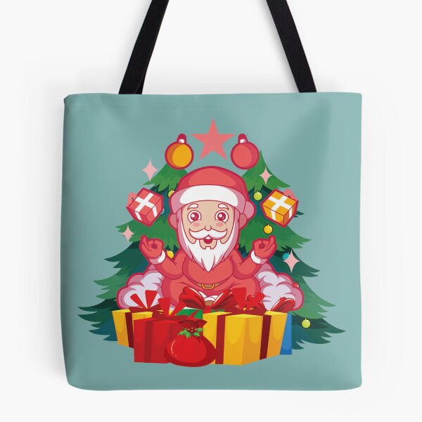 Item preview, Santa In Yoga Mode Vector T-shirt Design designed and sold by Cre8iveSkill.