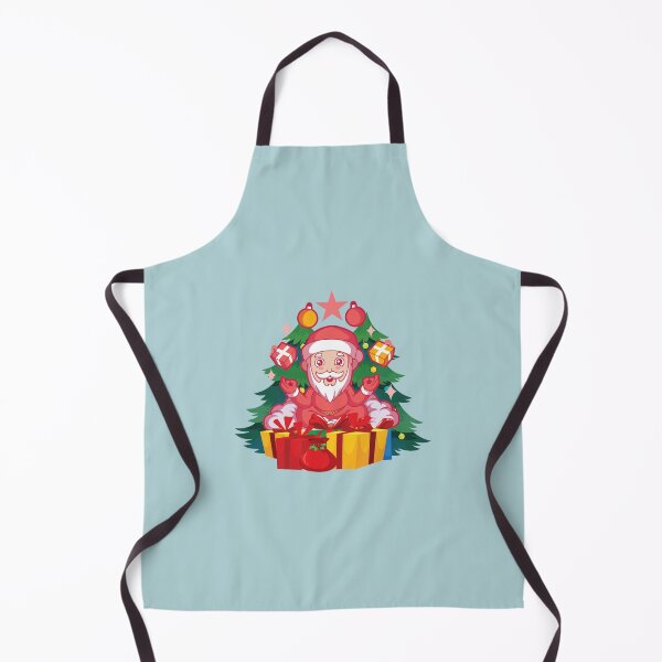 Item preview, Santa In Yoga Mode Vector T-shirt Design designed and sold by Cre8iveSkill.