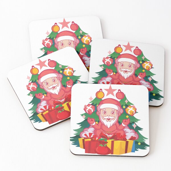 Item preview, Santa In Yoga Mode Vector T-shirt Design designed and sold by Cre8iveSkill.