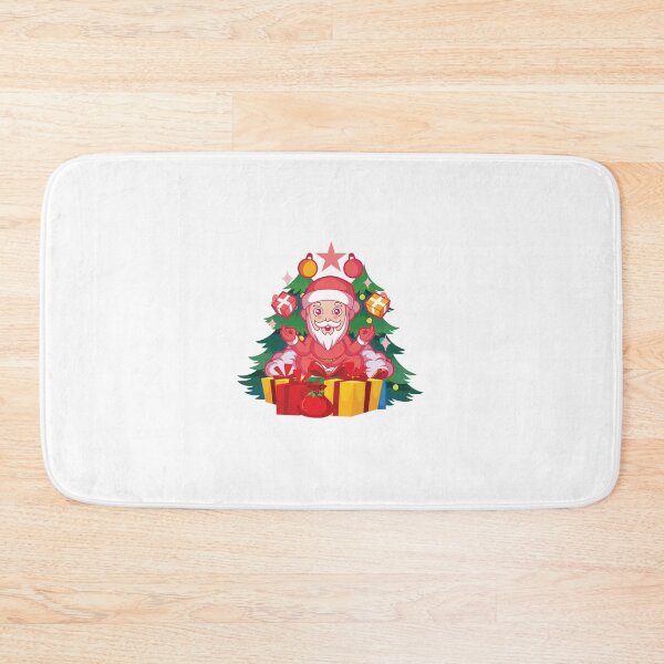 Item preview, Santa In Yoga Mode Vector T-shirt Design designed and sold by Cre8iveSkill.