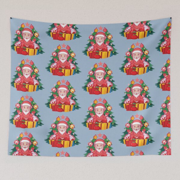 Item preview, Santa In Yoga Mode Vector T-shirt Design designed and sold by Cre8iveSkill.