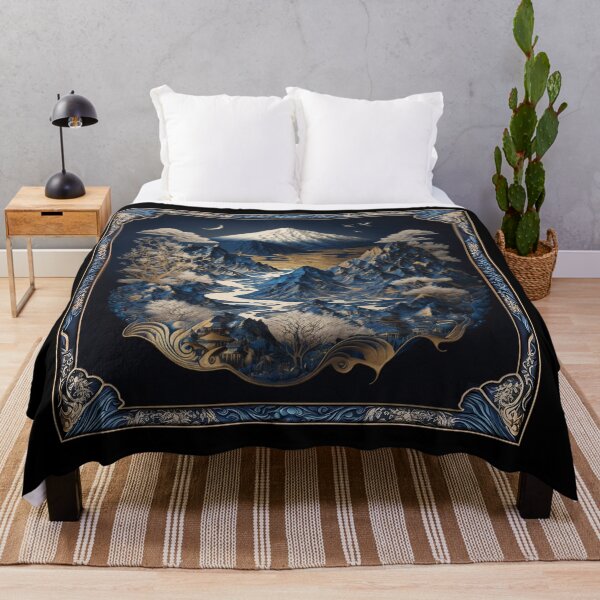 Item preview, Landscape  Chinese Japanese style Rinpa painting sticker designed and sold by PhiloSophyEye.