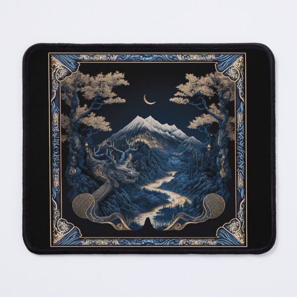Item preview, Landscape Chinese Japanese style Rinpa painting sticker designed and sold by PhiloSophyEye.