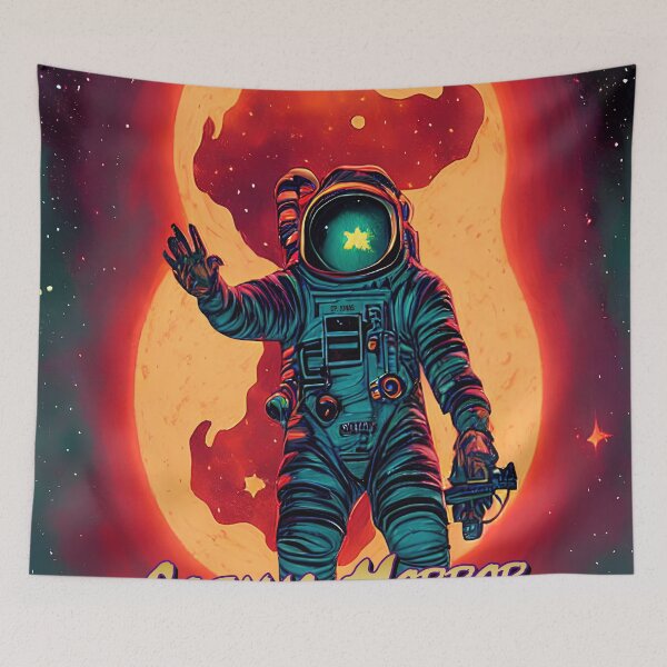 Item preview, Cosmic Horror retro poster No7 designed and sold by angelisart.