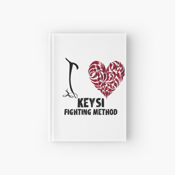 Keysi Fighting Method T Shirt Design I Love Keysi Fighting Method Hardcover Journal
