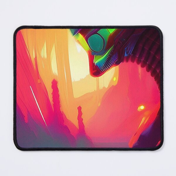 Item preview, Alien 3D neon space synthwave art designed and sold by Neo-Expression.
