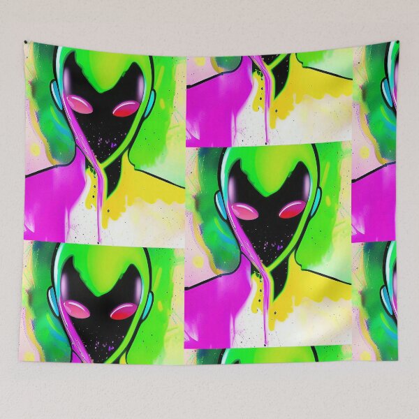 Item preview, Cool alien pop art designed and sold by Neo-Expression.